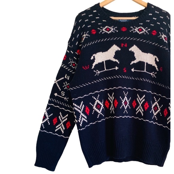 POLO RALPH LAUREN Weather Vane Wool-Silk Jumper Pullover Sweater Size XL NWT - Picture 3 of 9